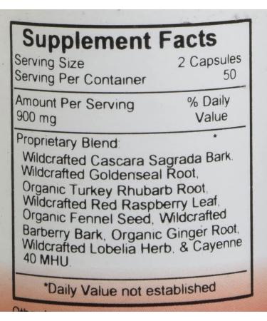 Christopher's Lower Bowel Formula 450 mg - 100 Vegetarian Capsules | Natural Digestive Support - Buy Online on GoSupps.com