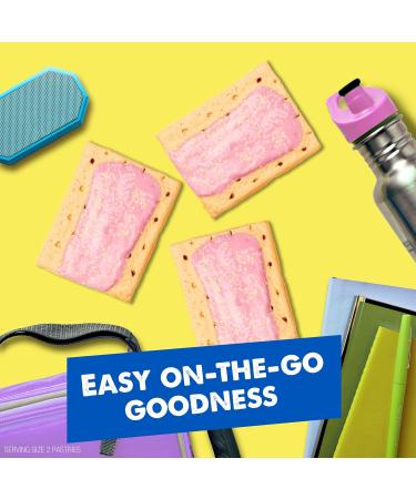 Pop-Tarts Toaster Pastries Breakfast Foods Kids Snacks - Frosted Lemon Blueberry Crumble - 8 Pop-Tarts - Buy Online on GoSupps.com