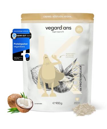 Vegardian's innovative vegan protein powder coconut (900g) - real coconut - creamy delicious & goodly soluble ideal for enjoying - soy- & wheat -free - vegan protein powder - Buy Online on GoSupps.com