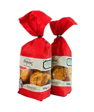 Erofili Avgenakis Greek Mini Tomato Rusks - 2 Pack (600g) | Authentic Greek Snack | International Shipping - Buy Online on GoSupps.com