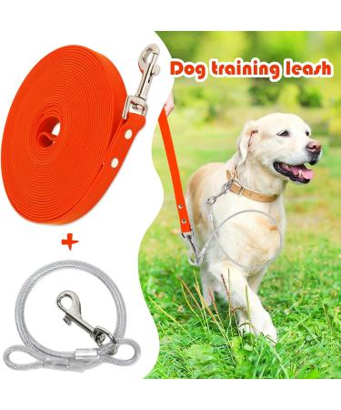Waterproof Dog Drag Line - Chew Proof Tie-Out 15m | Durable Training Leash for All Dog Sizes - Buy Online on GoSupps.com