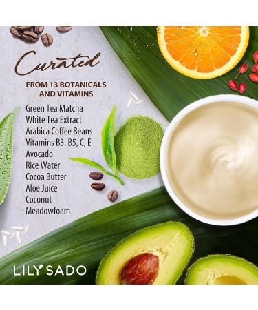 LILY SADO Tea+C Coffee & Matcha Caffeine Eye Cream 1 oz - Anti-Aging Vegan Repair Moisturizer for Under-Eye Wrinkles, Puffiness, Dark Circles & Bags - Buy Online on GoSupps.com