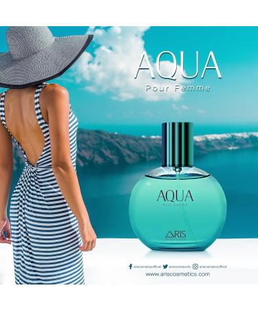 Ar-is Eau De Toilette - Aqua 100ml EDT| Long Lasting Fragrance Perfume | Ideal Gift Set for Women | USA - Buy Online on GoSupps.com