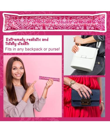 Copkim 100 CONSIBLE Tampon Bottle Packaging - Pink Reusable Self-Adhesive Packaging for Women & Girls - Eco-Friendly & Tube-Free - Buy Online on GoSupps.com