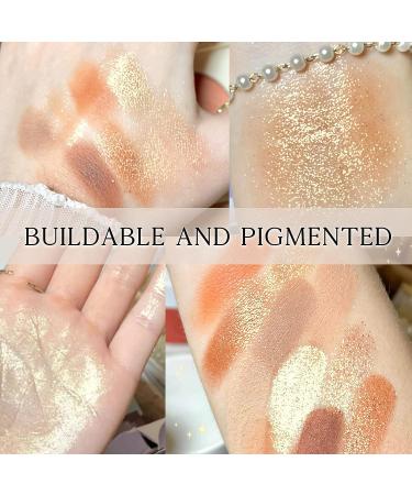 Primo Lines 12 Shades Nude Eyeshadow Palette - Long Lasting Blendable Matte and Shimmer Eyeshadow - Waterproof and High Pigmented - Portable Palette for Brown Eyes - Buy Online on GoSupps.com
