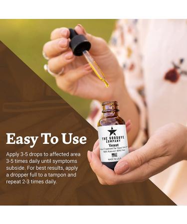 Goodbye Yeast Essential Oil Serum - USA Made Yeast Infection Treatment (15ml) - For Women and Men - 0.50 Fl Oz - Buy Online on GoSupps.com