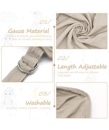 Cotton Breastfeeding Coverall with Towel - Beige | Soft & Breathable Nursing Cover for Moms | Multi-Use Stroller & Outdoor Cover - Buy Online on GoSupps.com