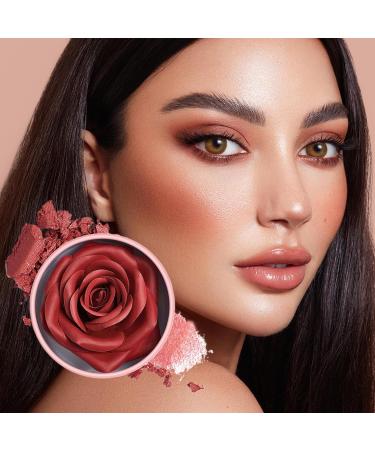 3D Floral Rouge Rouge Compact Soft Silky Cheek Powder Delicate Layered Pigment Suitable Daily Beauty Lustups Special Occasions Natural Glow 1 - Buy Online on GoSupps.com