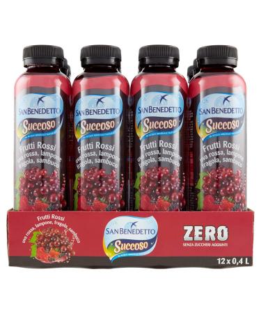 SAN BENEDETTO JUTEUX ZERO RED FRUITS 12 X 40 CL