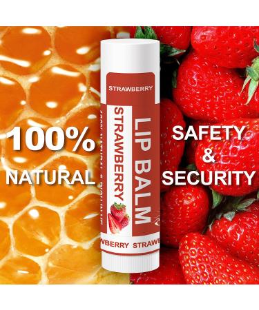 Yopela 28 Pack Natural Lip Balm with Vitamin E and Coconut Oil - Moisturizing and Soothing - 14 Flavors - Chemical-Free and Non-GMO - 28 Count - Buy Online on GoSupps.com