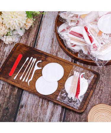 Llhqamt Hotel Vanity Set - Individually Packaged Hotel Supplies with Cotton Pads Swabs Dental Floss & Nail File - 50 Pack for Guest Rooms - Buy Online on GoSupps.com