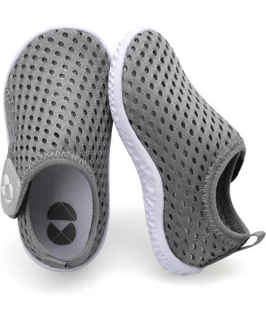 Kids Toddler Water Shoes | Barefoot Swim Beach Aqua Shoes for Boys & Girls | Quick Dry Outdoor Sports Shoes | Size 7-7.5 - Ty2 Bmeshgreyn - Buy Online on GoSupps.com