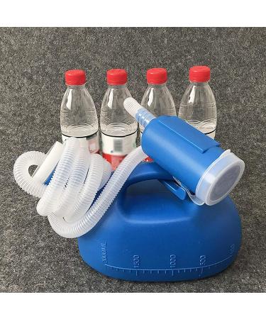 Male Urinal Bottle Camping Toilet Urine Bottle Men's Bed Urinal Potty Pee Bottle 2000ML Collector with 1.6M Tube for Male Elderly People - Buy Online on GoSupps.com