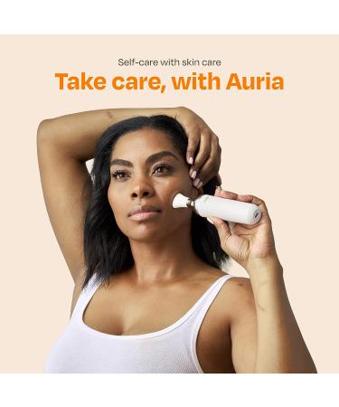 Auria Vita Trio: 3-in-1 Home Microdermabrasion Machine with Face Exfoliator, Pore Extractor, Kinetic Toner & 3 Facial Serums - Buy Online on GoSupps.com