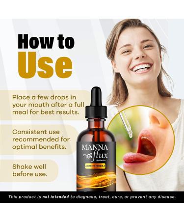 (2 Pack) MannaFlux Drops Manna Flux Advanced Formula Drops MannaFlux All-Natural Liquid Drops Supplement MannaFlux Drops Weight Loss Support MannaFlux Gotas Reviews 2 Bottles for 60 Days - Buy Online on GoSupps.com