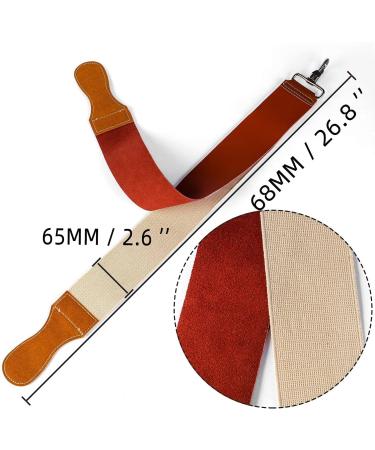 Grandslam Handmade Straight Razor Kit with Sharpened 420 Steel Blade and Leather Strop - Knife Sharpener Included - Buy Online on GoSupps.com