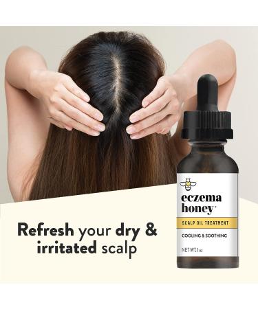 ECZEMA HONEY Soothing Scalp Oil - Natural Hair & Scalp Treatment (1 Oz) - Buy Online on GoSupps.com