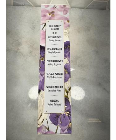 SAINT JANE Pore Clarity Cleanser | Hyaluronic & Flower Acid | Luxury Floral Clean Skincare - 4oz (120ml) | International Shipping Available - Buy Online on GoSupps.com