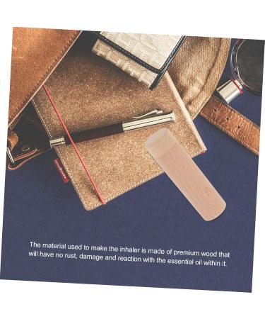 FOMIYES Smell Stick Essential Oil Inhaling Scent Essential Oil Smelling Tube Solid Wood Diffuser - Buy Online on GoSupps.com