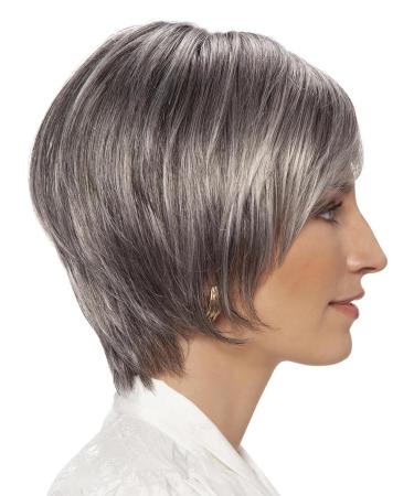 Lofty Wig Sabine - Premium Synthetic Hair Wig in Slate with Light Streaks | Realistic Look - Buy Online on GoSupps.com