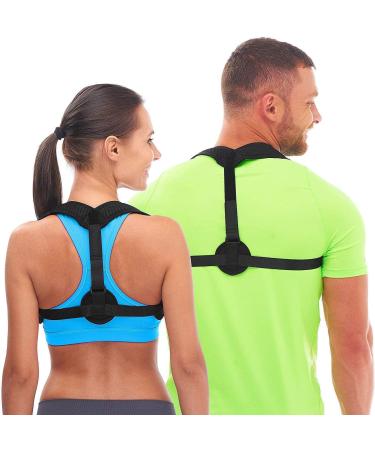 Posture Corrector for Women & Men - Effective and Comfortable Posture Brace for Slouching & Hunching - Discreet Design - Clavicle Support (25 - 50)