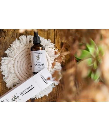 Bio Jojoba l 100ml Cold-Pressed Hexane-Free Carrier Oil for Hair Nails & Skin - Rich in Vitamins A & E - Buy Online on GoSupps.com
