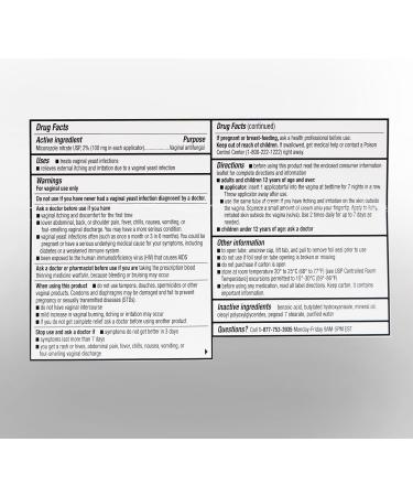 Miconazole 7 Vaginal Cream 2% - Antifungal Treatment for Yeast Infection & Itching Relief - 1.59 oz Tube - International Shipping Available - Buy Online on GoSupps.com