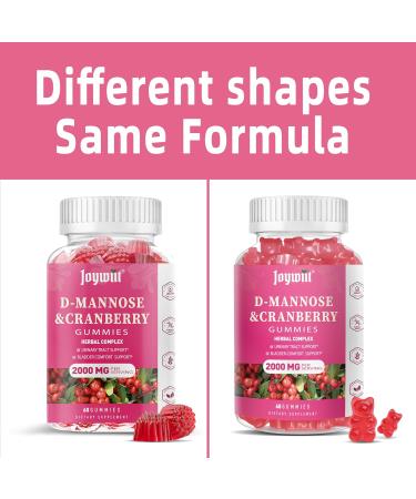 D-Mannose Gummies 2000mg with Cranberry 500mg & Hibiscus - D Mannose Chewable Supplements for Women - Liver, Bladder Flush & Urinary Tract Cleanse Health Supplement - 120 Count 120 Count (Pack of 1) - Buy Online on GoSupps.com