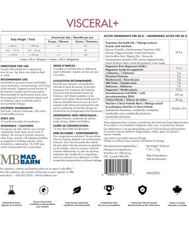 Mad Barn - Visceral+ - Supplement for Horse Gut Health and Digestion 5 kg 5kg - Buy Online on GoSupps.com