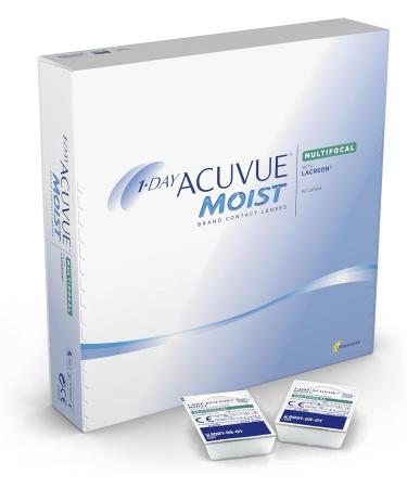 Acuvue 1-Day Moist Multifocal Lenses - 90 Pack -1.75D BC 8.4mm DIA 14.3 - Daily Soft Contact Lenses for Clear Vision - Buy Online on GoSupps.com