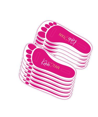 180 Pairs(360feets) Spray Tan Feet Pads Protectors in Pink Color For Sunless Spray Tanning