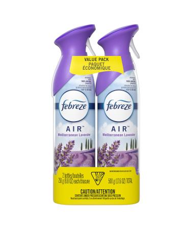 Febreze Air Freshener Spray Mediterranean Lavender 250 gram each 2 count