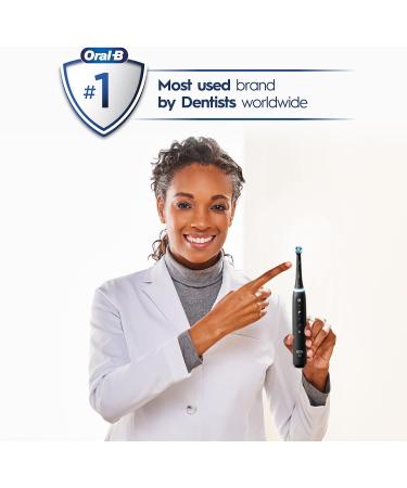 Oral-B iO Series 5 Ultimate White Rechargeable Electric Toothbrush with Visible Pressure Sensor, 2 Minute Timer, 5 Cleaning Settings, 1 Replacement Toothbrush Heads, and Travel Case, White - Buy Online on GoSupps.com