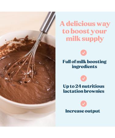 Lactation Brownie Mix - Double Chocolate Breastfeeding Supplement for Increased Breast Milk Supply - Buy Online on GoSupps.com