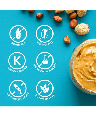 SKIPPY Creamy Peanut Butter 16.3oz (Pack of 8) - Bulk Pack of Smooth Peanut Butter - Buy Online on GoSupps.com