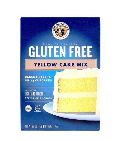 King Arthur Yellow Cake Mix - Case of 6 - 22 oz. 1.37 Pound (Pack of 2)