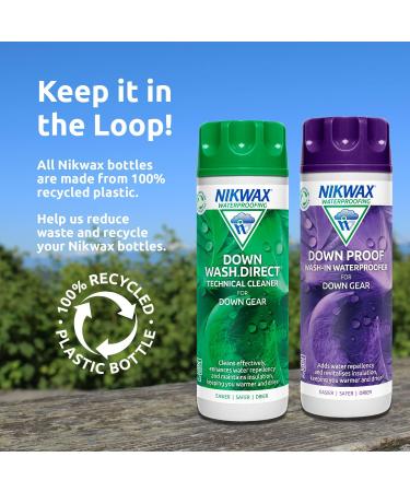 Nikwax Downwash - Clean & Impregnate Down Clothing & Gear | 2 x 300ml - International Shipping Available - Buy Online on GoSupps.com