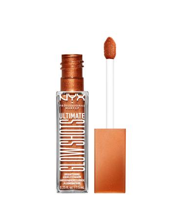 NYX PROFESSIONAL MAKEUP Ultimate Glow Shots  Liquid Eyeshadow  Long-Lasting Shimmer Eye Shadow with Vitamin C - Wow Cacao - Buy Online on GoSupps.com