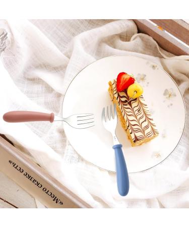 Shop Wllhyf 6-Piece Party Fork & Spoon Set - Soft Silicone Handle Stainless Steel Dishwasher-Safe Self-Feeding Catlery for Kids & Adults - Buy Online on GoSupps.com