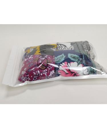 KAVYA Wide Headbands for Women's Hair Headband Soft Head Bands Adult Women Hairband Turban Flower Cotton Head band Everyday Yoga Sport Fitness Yellow blue white rose - Buy Online on GoSupps.com