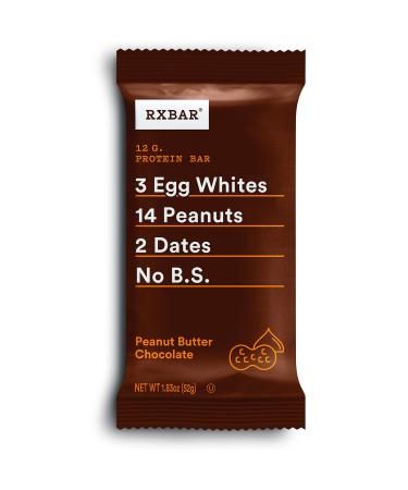 RXBAR Protein Bar Peanut Butter Chocolate 12 Bars 1.83 oz (52 g) Each