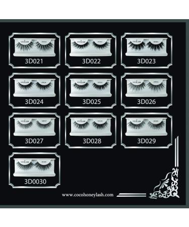 Cocohoney 3D Faux Mink Eyelashes - 5 Pairs for Party Looks | 100% Handmade Cruelty-Free Reusable Ultralight & Durable - Buy Online on GoSupps.com