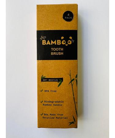 Eco-Friendly Bamboo Toothbrush | Sustainable Oral Care Shipping Worldwide - Buy Online on GoSupps.com