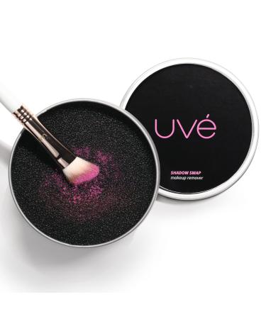 UVe Beauty Color Removal Cleaner Sponge  3 Seconds To Clean Makeup Brushes Without Water or Chemical Solutions  No Drying Time - Switch Eyeshadow Color Immediately