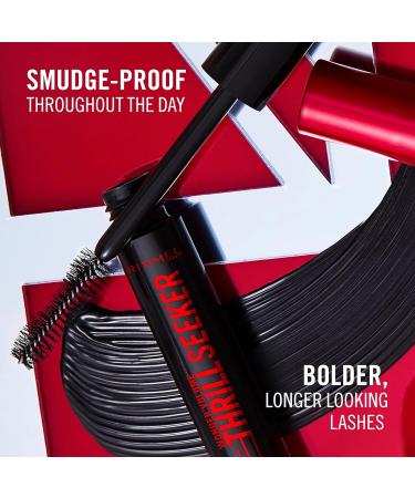 Rimmel London Thrill Seeker Mascara in Pitch Black - Non-Waterproof Formula - Buy Online on GoSupps.com