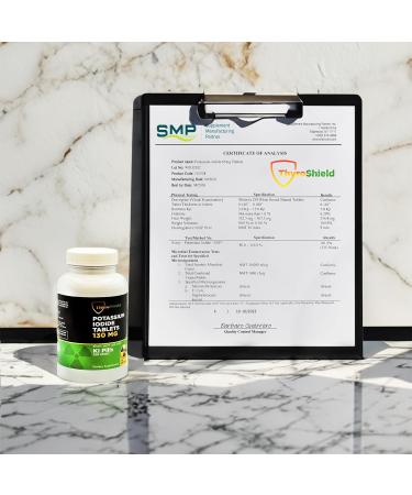 Potassium Iodide Tablets 130 mg | 300ct Iodine for Radiation Exposure - Potassium Iodine Pills - YODO Naciente - KI Pills - Made in USA - ThyroShield (300 Tablets) 300 Count (Pack of 1) - Buy Online on GoSupps.com