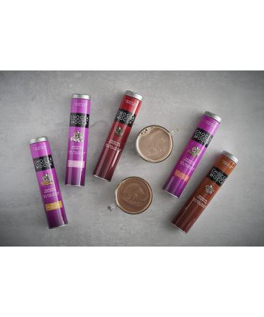 Chocca Mocca- Hot Chocolate Drink With Caramel Swirls Topper 100% Real Belgian Milk Chocolate Drinking Chocolate 140g Quality Smooth Hot Chocolate Warming Treat Great Gift Drinking Chocolate with Caramel Swirls - Buy Online on GoSupps.com