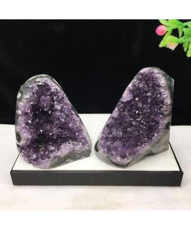 Natural Crystal Rough Natural Raw Amethyst Crystal Cluster Raw Amethyst Rock Quartz Crystals Geode Specimen Gemstone for Reiki Home Decor 300g-500g (Size : 300g-500g) - Buy Online on GoSupps.com