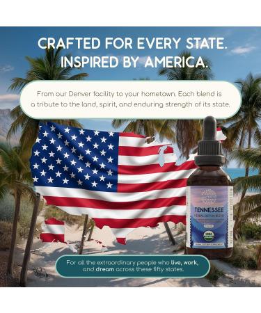 HerbEra Tennessee Herbal Detox Blend - USDA Organic Extract Made in USA | Immune & Liver Support Liquid Drops | Burdock Dandelion Root Licorice Milk Thistle Schisandra | 2 fl oz - Buy Online on GoSupps.com