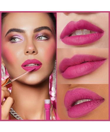 Oulac Matte Liquid Lipsticks - Long Lasting Lip Tint 3PCS Set | Waterproof, Vitamin E, Rose Oil | High Pigment Color | Gluten Free & Vegan - Buy Online on GoSupps.com